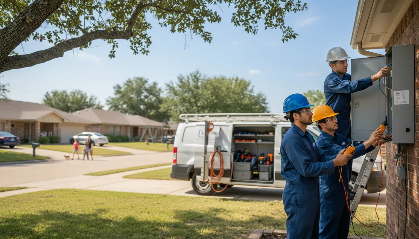 Certified electrician providing emergency electrical services in Thatcher, ID
